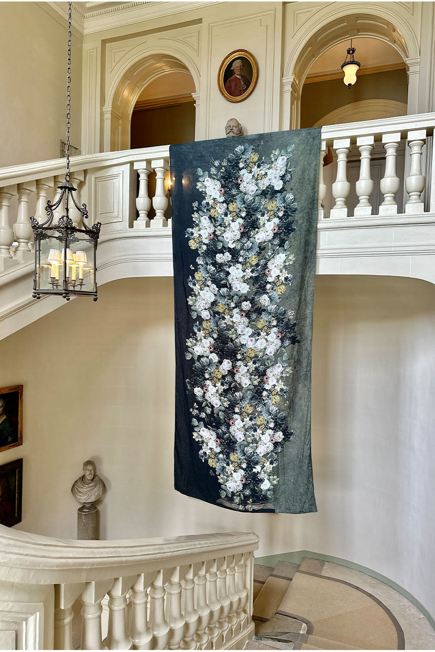 Rectangular Linen Tablecloth – Still Life 1815 Pattern